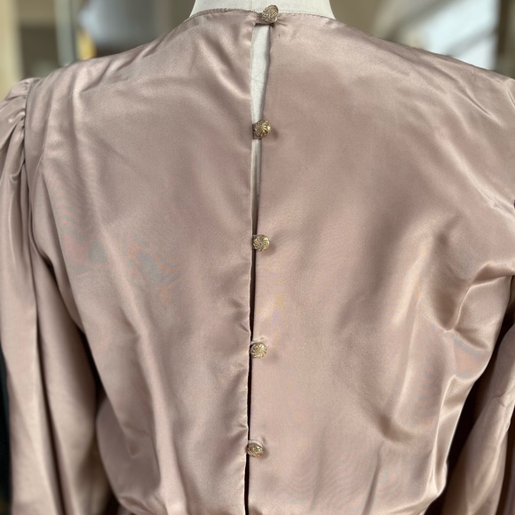 Party dress - taupe colour - Picture 6 of 7